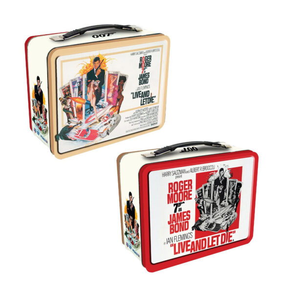 James Bond Live And Let Die Tin Tote Lunch Box